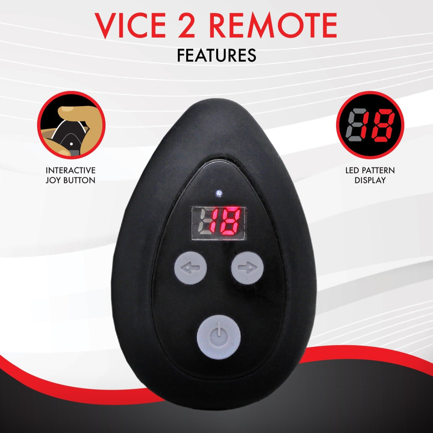 Aneros Vice 2 Vibrating Prostate Massager with Remote Control