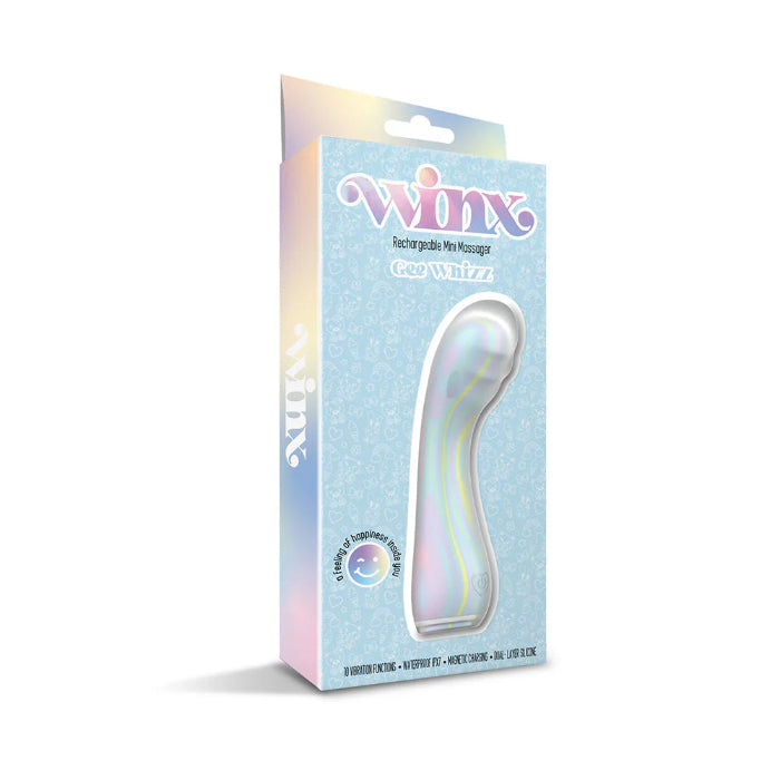 WINX Gee Whiz Squishy Rechargeable Silicone Curved G-Spot Vibrator