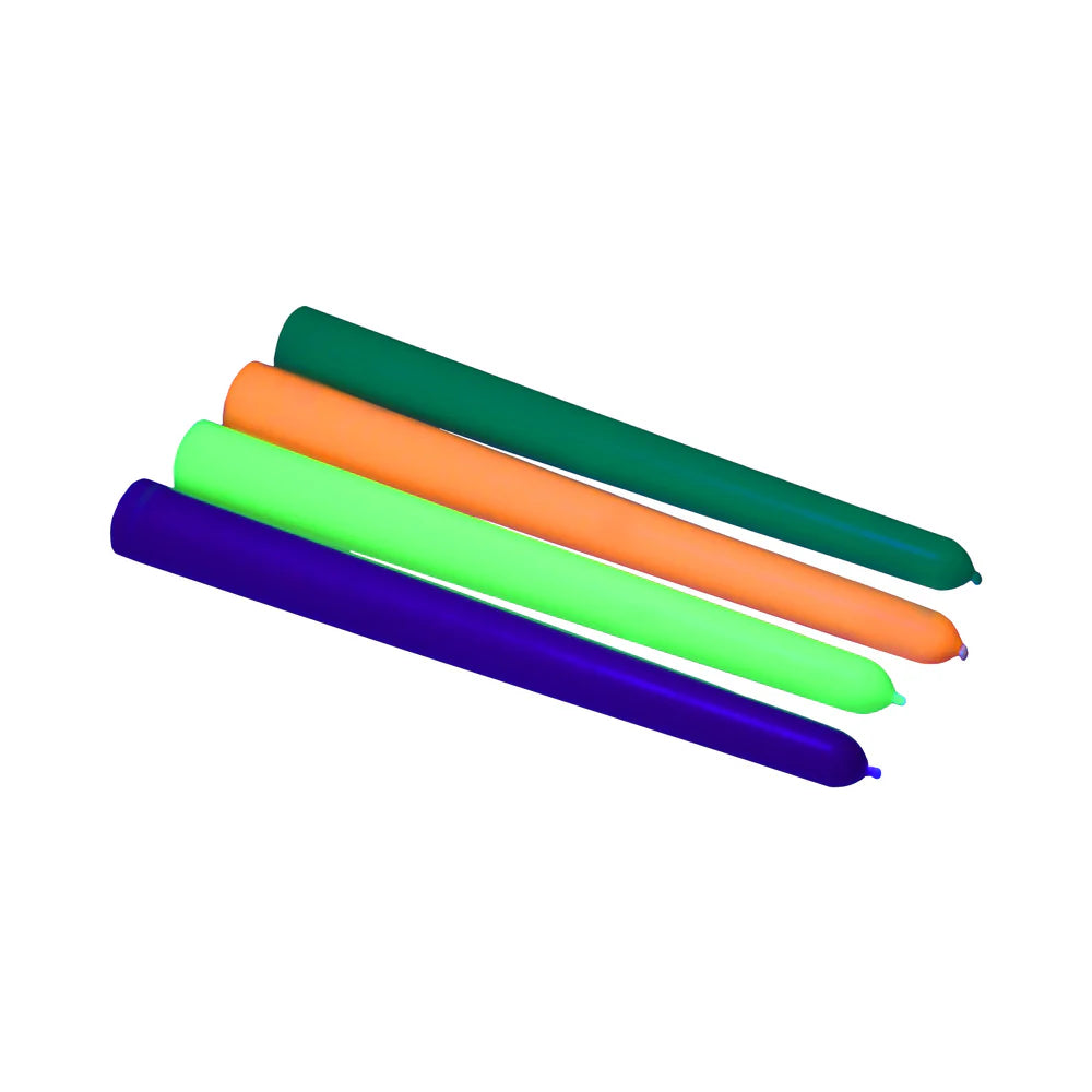 XR Brand Master Series Glow Wax UV Blacklight Reactive Set of 4 Drip Candles For Wax Play