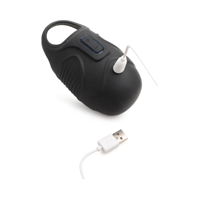 XR Brand Trinity Men 7X Vibrating Rechargeable Silicone Wearable Ball Sack