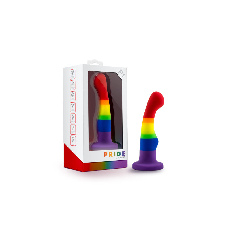 Blush Avant Pride P1 Freedom Suction Cup Base Silicone Dildo