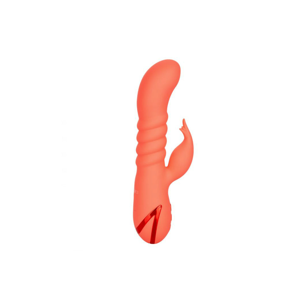 CalExotics California Dreaming Orange County Cutie Thrusting Rabbit Vibrator