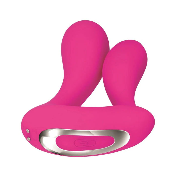 Adam & Eve Flexible Dual Entry Remote Control Rechargeable Vibrator