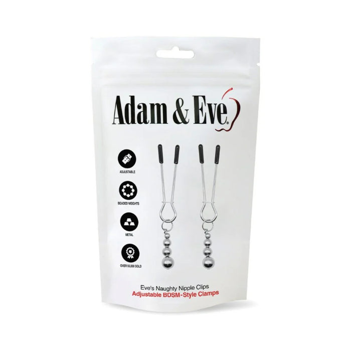 Adam & Eve Eve's Adjustable Naughty Nipple Clips