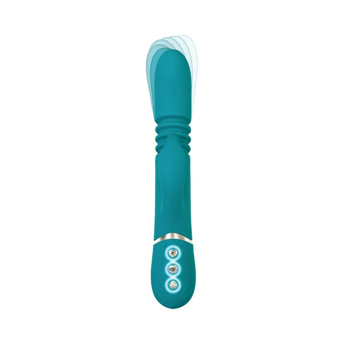 Adam & Eve Eve's Thrusting Rechargeable Dual Stimulating Rabbit Vibrator