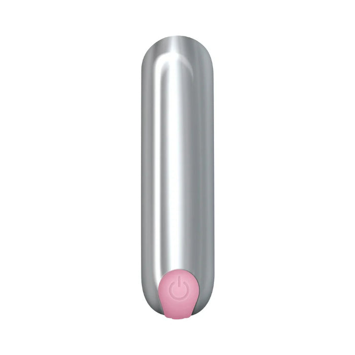Adam & Eve Curved Tip Silicone Rechargeable Finger Vibe With Removable Bullet