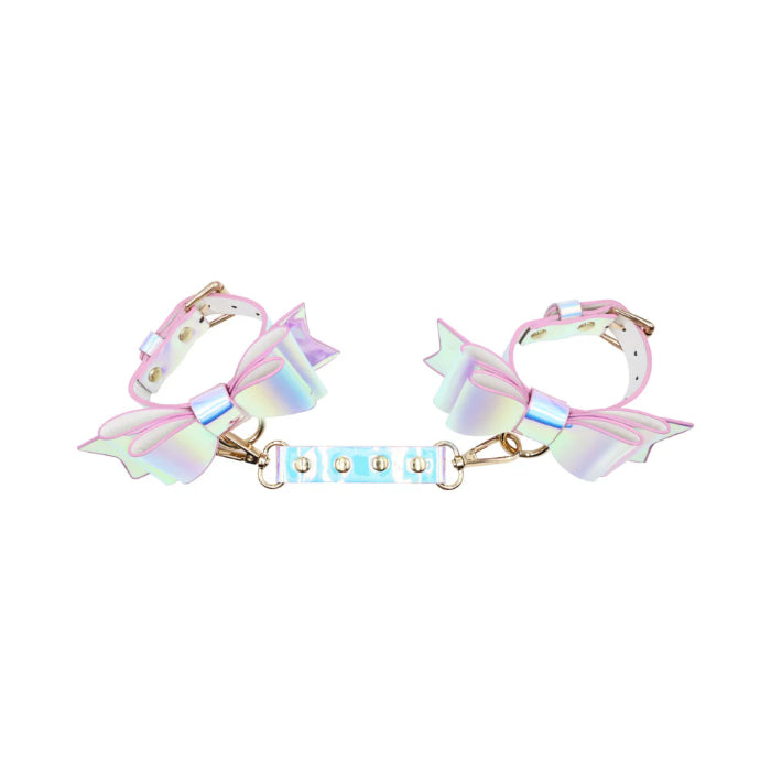 Adam & Eve The Fairy 5 Piece Holographic Bondage Set With Cuffs Collar And Leash