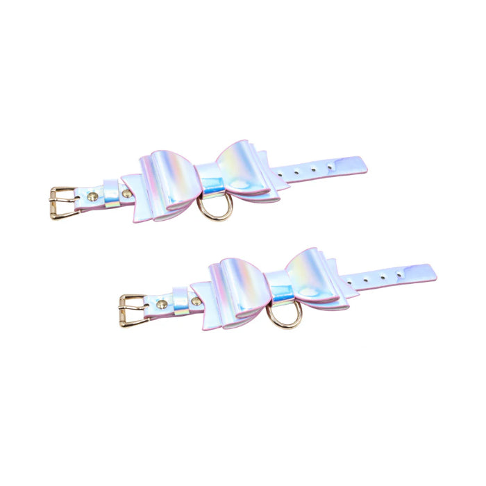 Adam & Eve The Fairy 5 Piece Holographic Bondage Set With Cuffs Collar And Leash