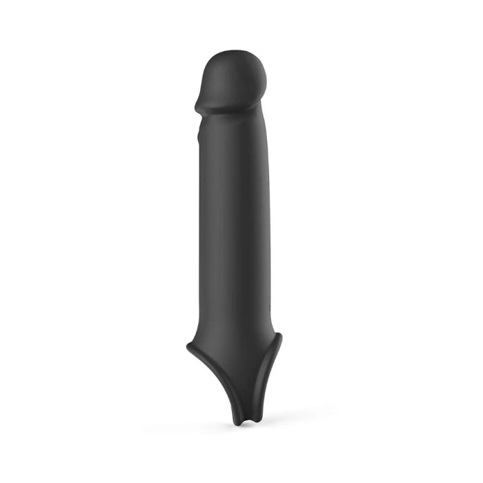 Adam & Eve XL Silicone Vibrating Penis Extension with Remote Control And Ball Strap For Security