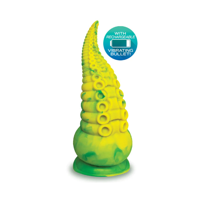 AlienNation Octopod Vibrating Fantasy Tentacle Shape Dildo With Strong Suction Cup