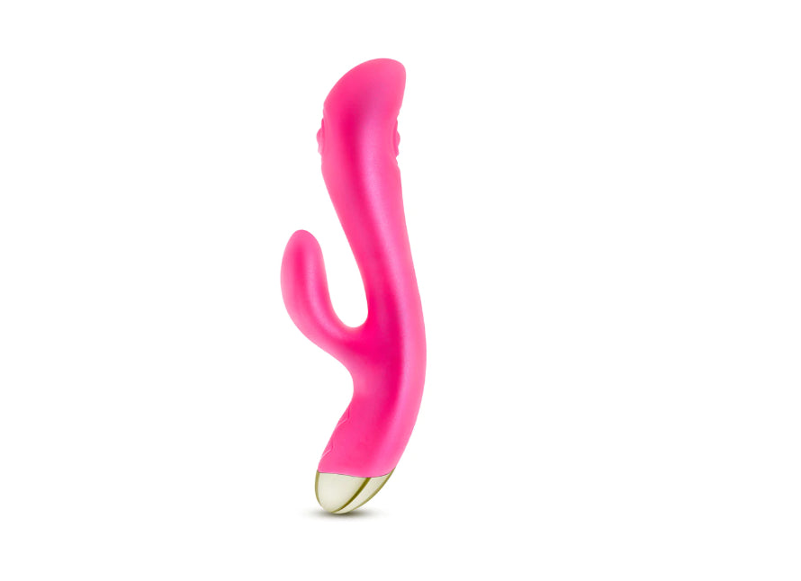 Aria Pleasin' AF Rechargeable Pulsating Shaft Dual Stimulating Rabbit Style Vibrator