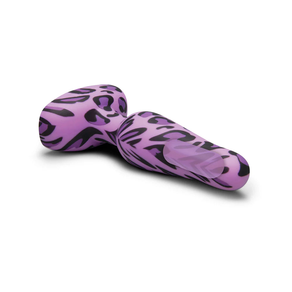 b-Vibe Novice Leopard Print Remote Controlled Vibrating Butt Plug