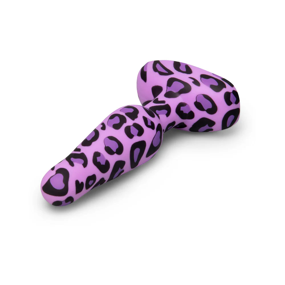 b-Vibe Novice Leopard Print Remote Controlled Vibrating Butt Plug