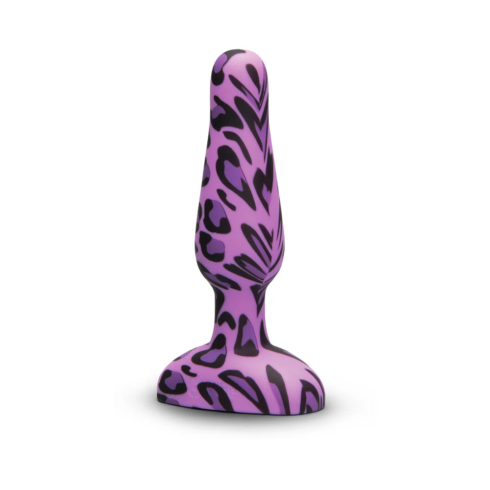 b-Vibe Novice Leopard Print Remote Controlled Vibrating Butt Plug
