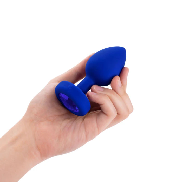 b-Vibe Vibrating Remote Control Jeweled Butt Plug L/XL