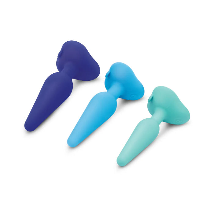 b-Vibe 3-Piece Progressively Sized Silicone Anal Plug Training Kit