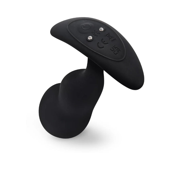 b-Vibe Rechargeable Vibrating P-Spot Snug Plug Large with Rechargeable Remote Control