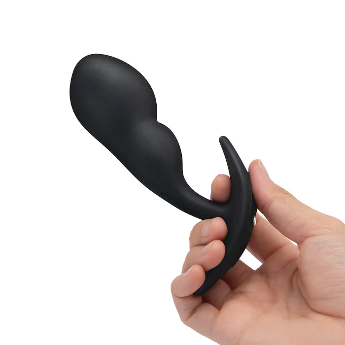 b-Vibe Rechargeable Vibrating P-Spot Snug Plug Large with Rechargeable Remote Control