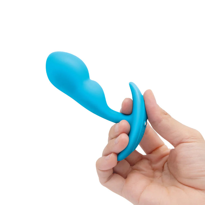 b-Vibe Rechargeable Vibrating P-Spot Snug Plug Small with Rechargeable Remote Control