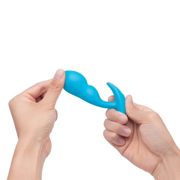 b-Vibe Rechargeable Vibrating P-Spot Snug Plug Small with Rechargeable Remote Control