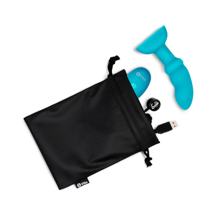 b-Vibe Remote Control Rimming Rechargeable Silicone P-Spot Plug