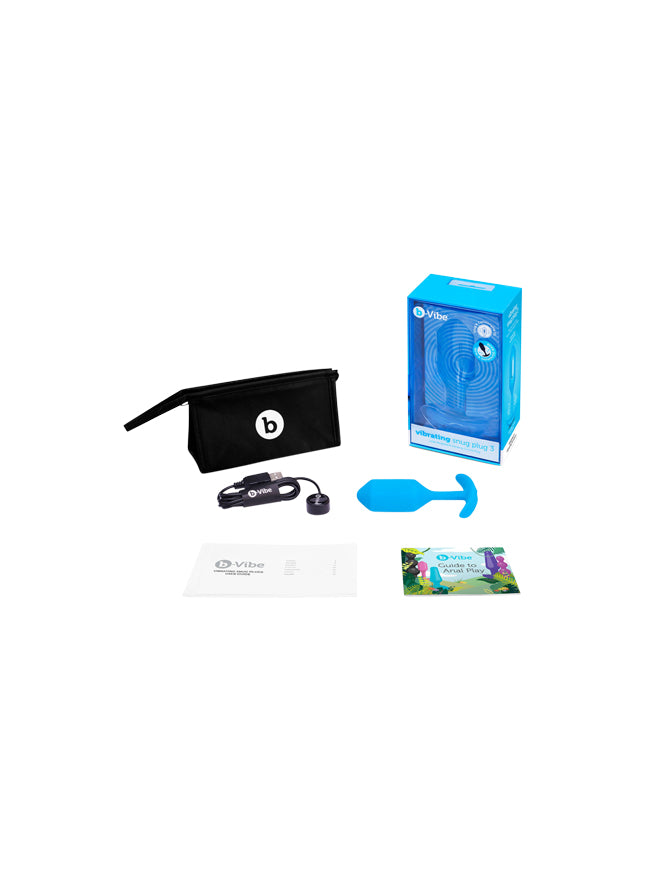 b-Vibe Vibrating Snug Plug 3 Weighted Butt Plug