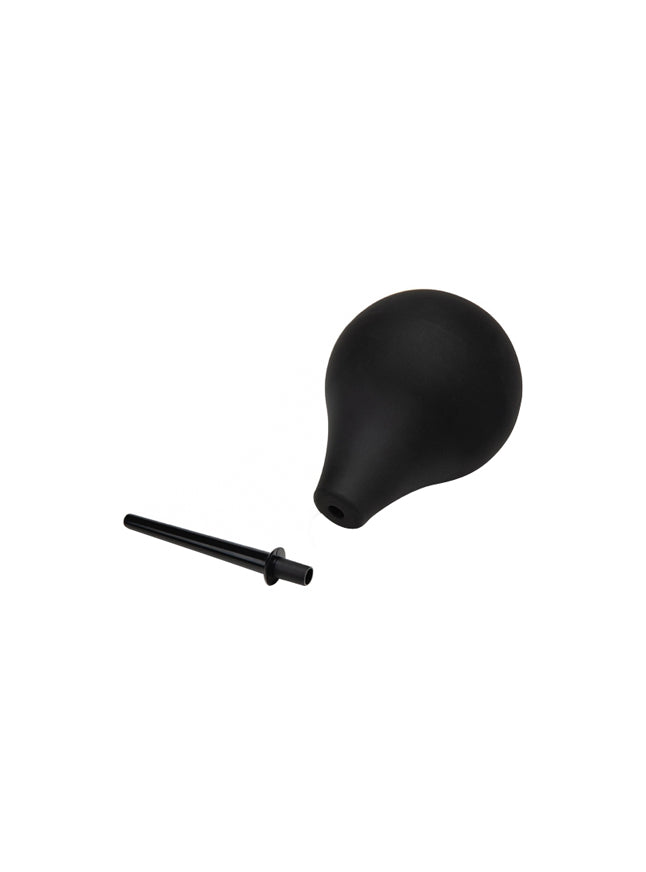 B-Vibe Classic Black Silicone Enema