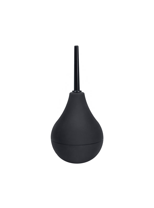 B-Vibe Classic Black Silicone Enema