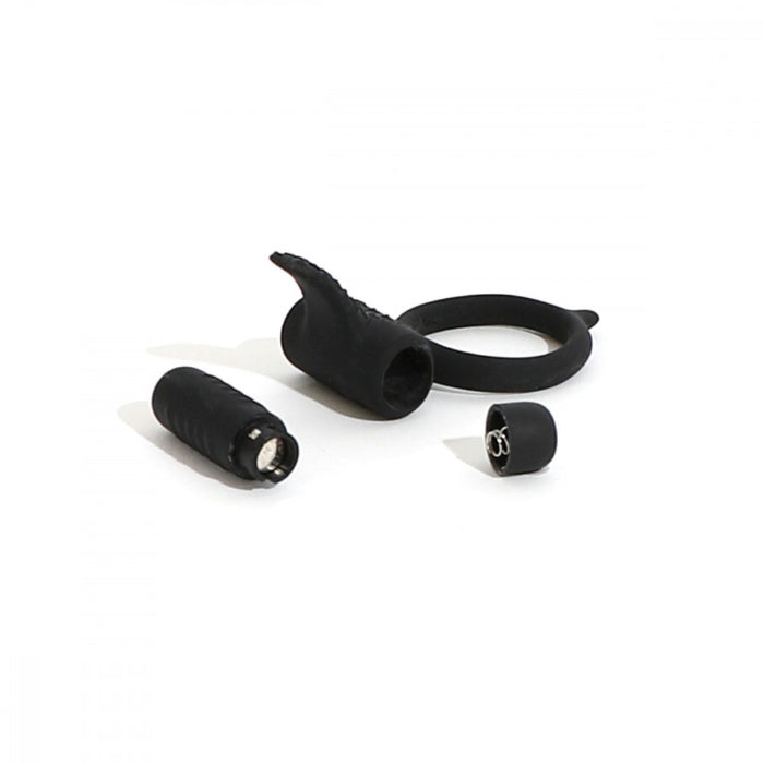 B Swish Bcharmed Basic Silicone Vibrating Cock Ring With Fluttery Stimulator