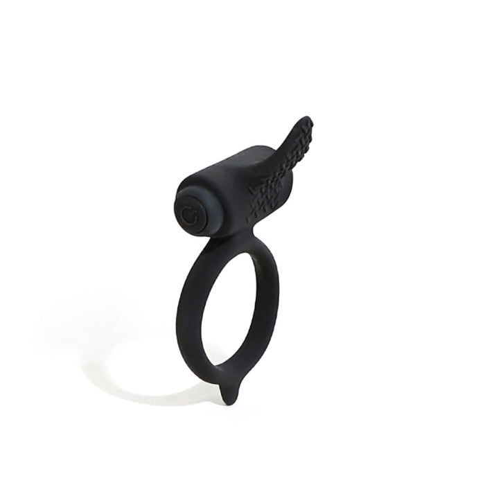 B Swish Bcharmed Basic Silicone Vibrating Cock Ring With Fluttery Stimulator