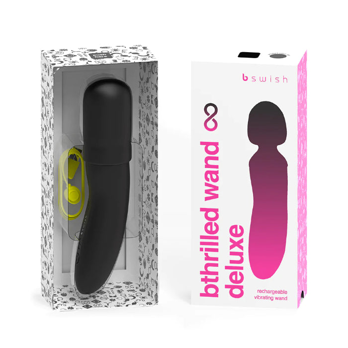 B Swish Bthrilled Premium Rechargeable Silicone Mini Wand