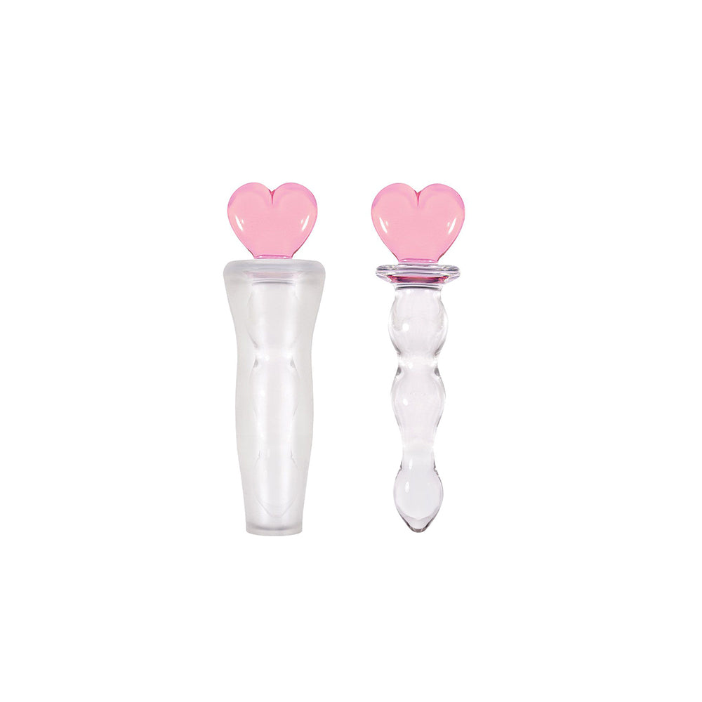 Crystal Heart of Glass Dildo