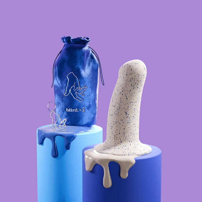 Biird Boo Girthy Soft Silicone Suction Cup Base Dildo Jouissance Club Edition