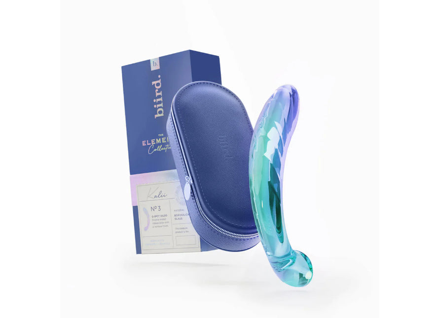 Biird Kalii Glass Curved G-Spot Dildo