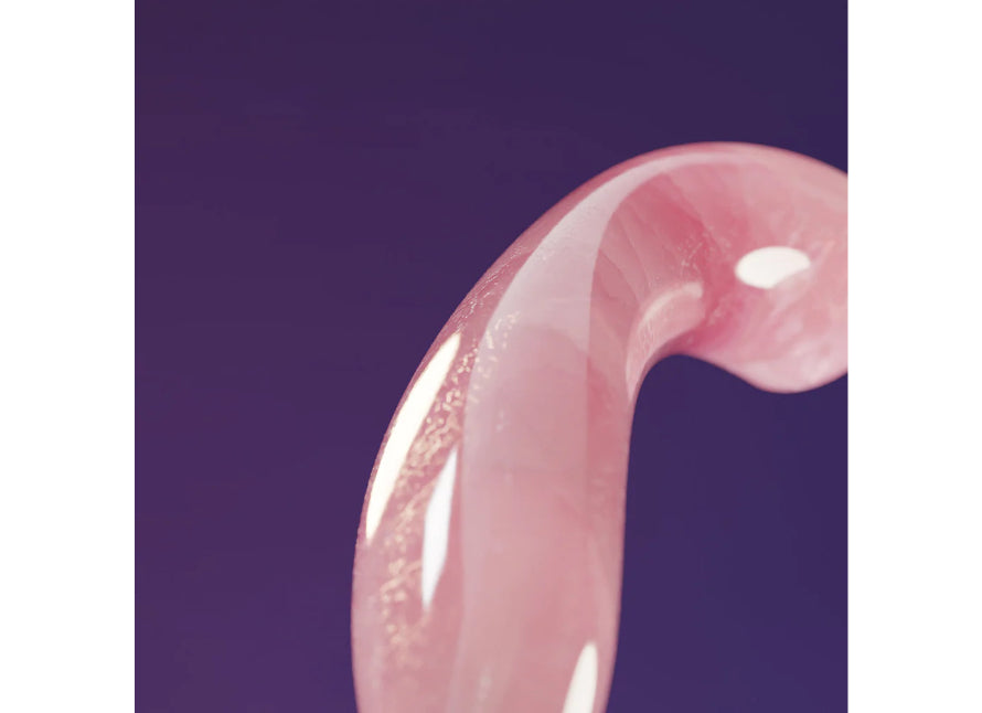 Biird Pixii Rose Quartz Curved G-Spot Dildo
