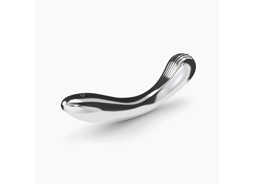 Biird Polii Stainless Steel Curved G-Spot Dildo