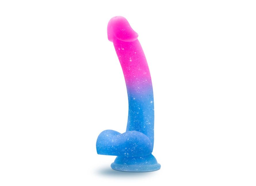 Blush Avant Chasing Sunsets Suction Cup Base Glitter Ombre Silicone Dildo