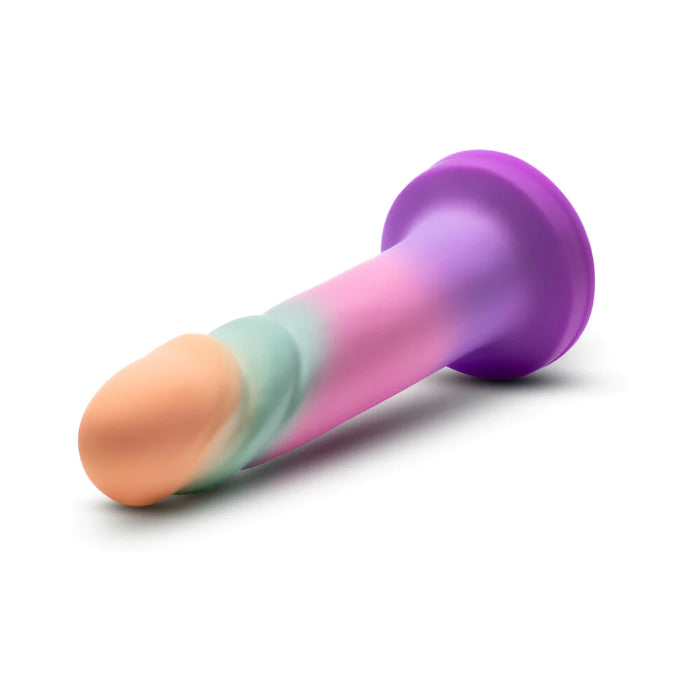 Blush Avant Sunrise Gaze Textured Liquid Silicone Suction Cup Harnessable Dildo