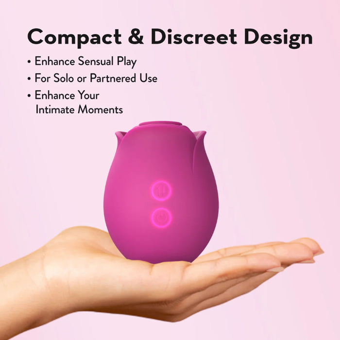 Blush Collection The Original Blush Rose Rechargeable Air Wave Suction Stimulator