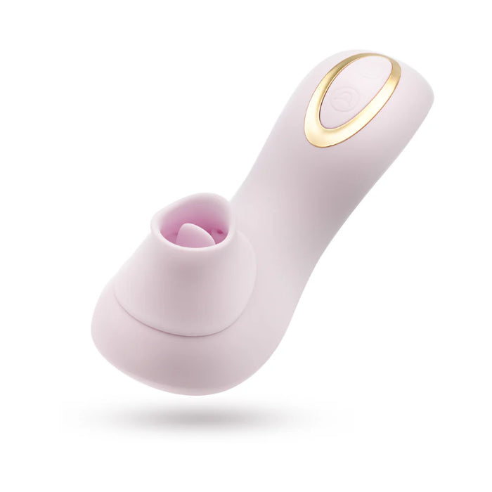 Blush Delice Fleur Air Pulsing Rechargeable Suction and Flicking Tongue Stimulator