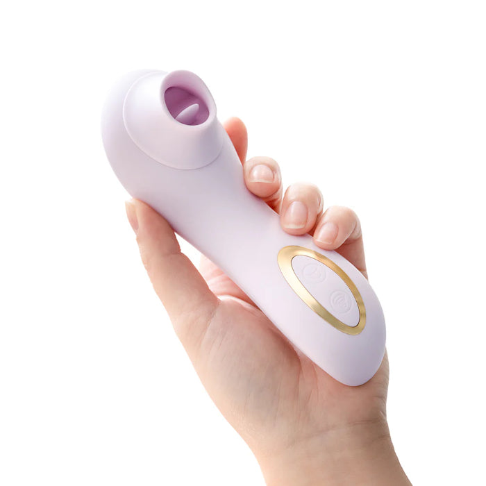 Blush Delice Fleur Air Pulsing Rechargeable Suction and Flicking Tongue Stimulator
