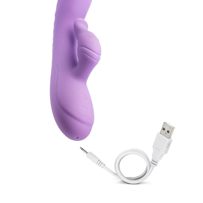 Blush Evelyn Rechargeable Powerful Dual Stimulating Rabbit Style Vibrator