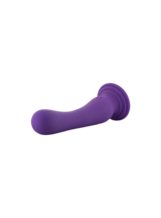 Blush Ibiza Rechargeable Silicone Smooth Curved Suction Cup Vibrator