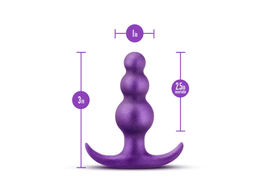 Blush Anal Adventures Matrix Supernova Silicone Slim Graduated Butt Plug