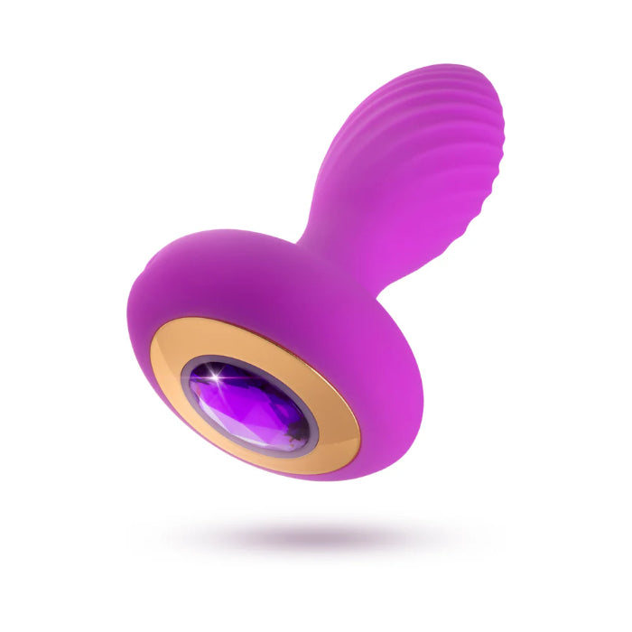 Blush Oh My Gem Rechargeable Vibrating Glowing Amethyst Plug