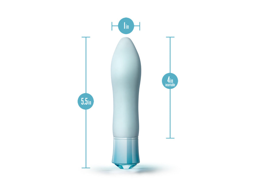 Blush Oh My Gem Ardor Rechargeable Warming Silicone Tapered Tip Vibrator