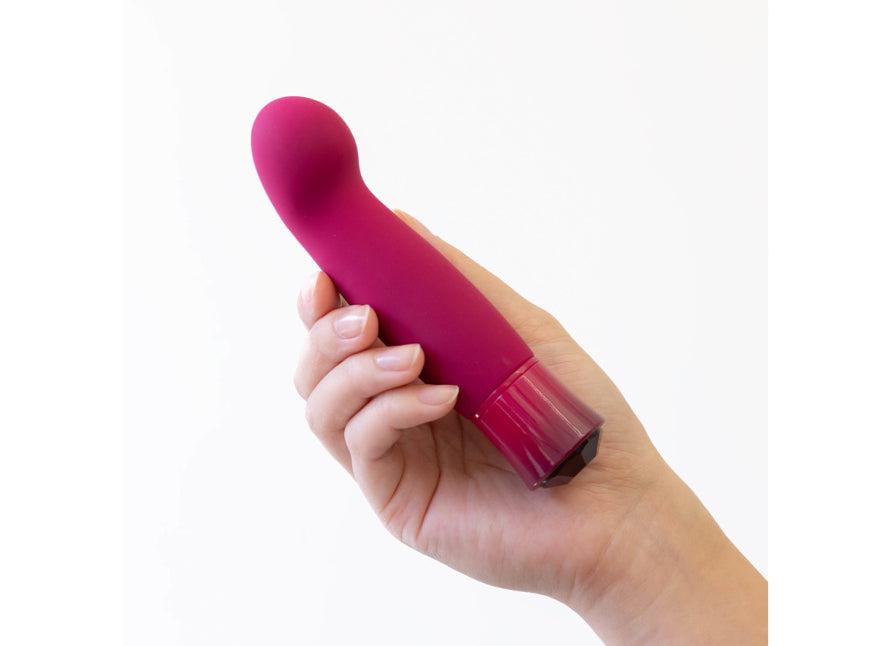 Blush Oh My Gem Classy Rechargeable Warming Silicone Curved G-Spot Vibrator