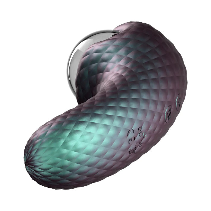 Blush Temptasia Enchanted Serpent Rechargeable Dual Motor Pulse Vibrator With Plasma Globe