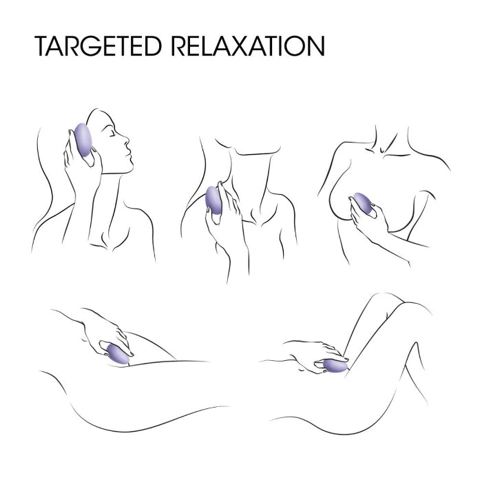 Blush Wellness Serene Palm Sized Rechargeable Vibrating Massage Stone