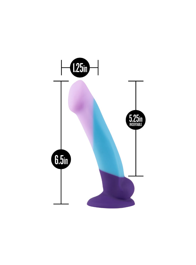 Blush Avant D16 Purple Haze Suction Cup Base Silicone Dildo